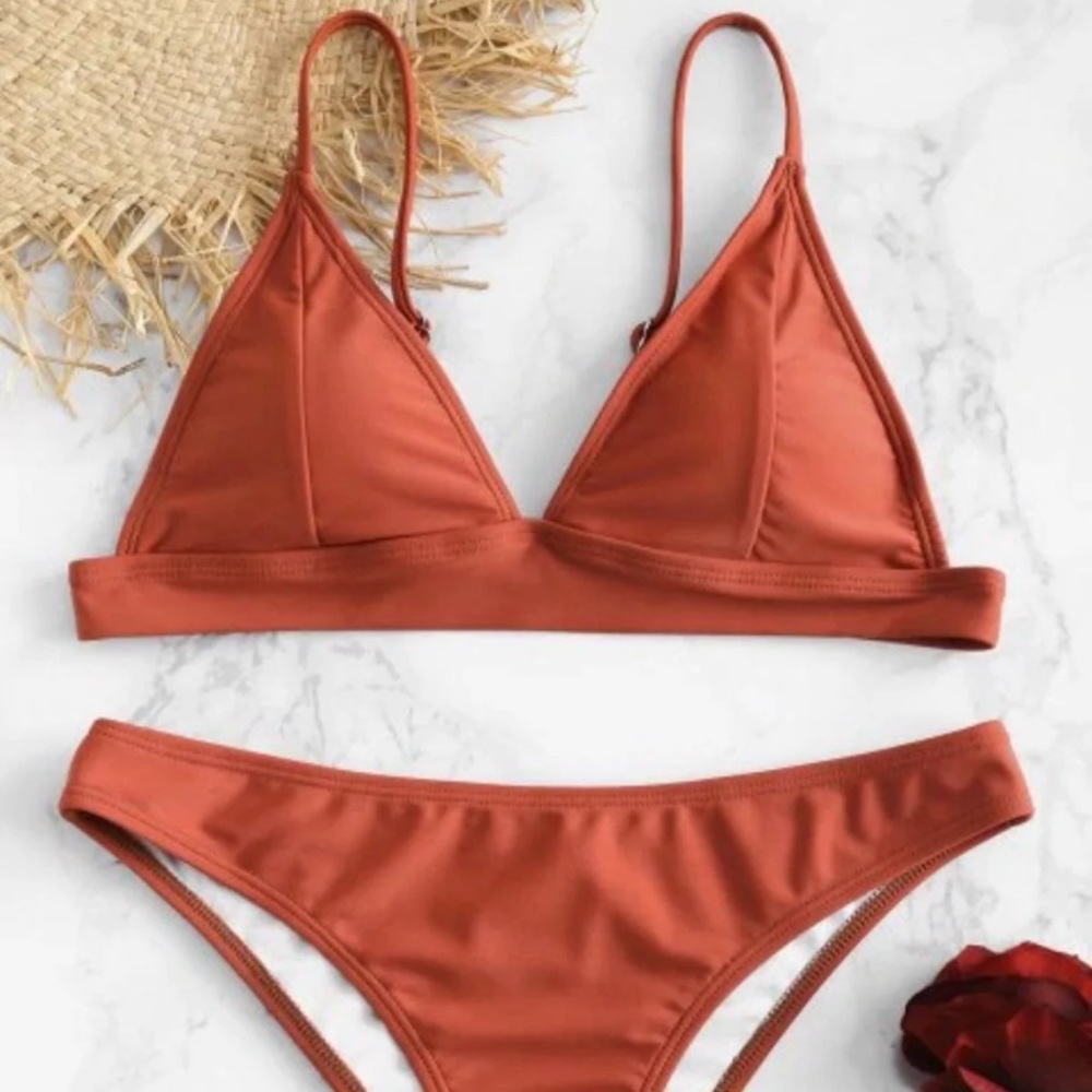 Triangle bikini top